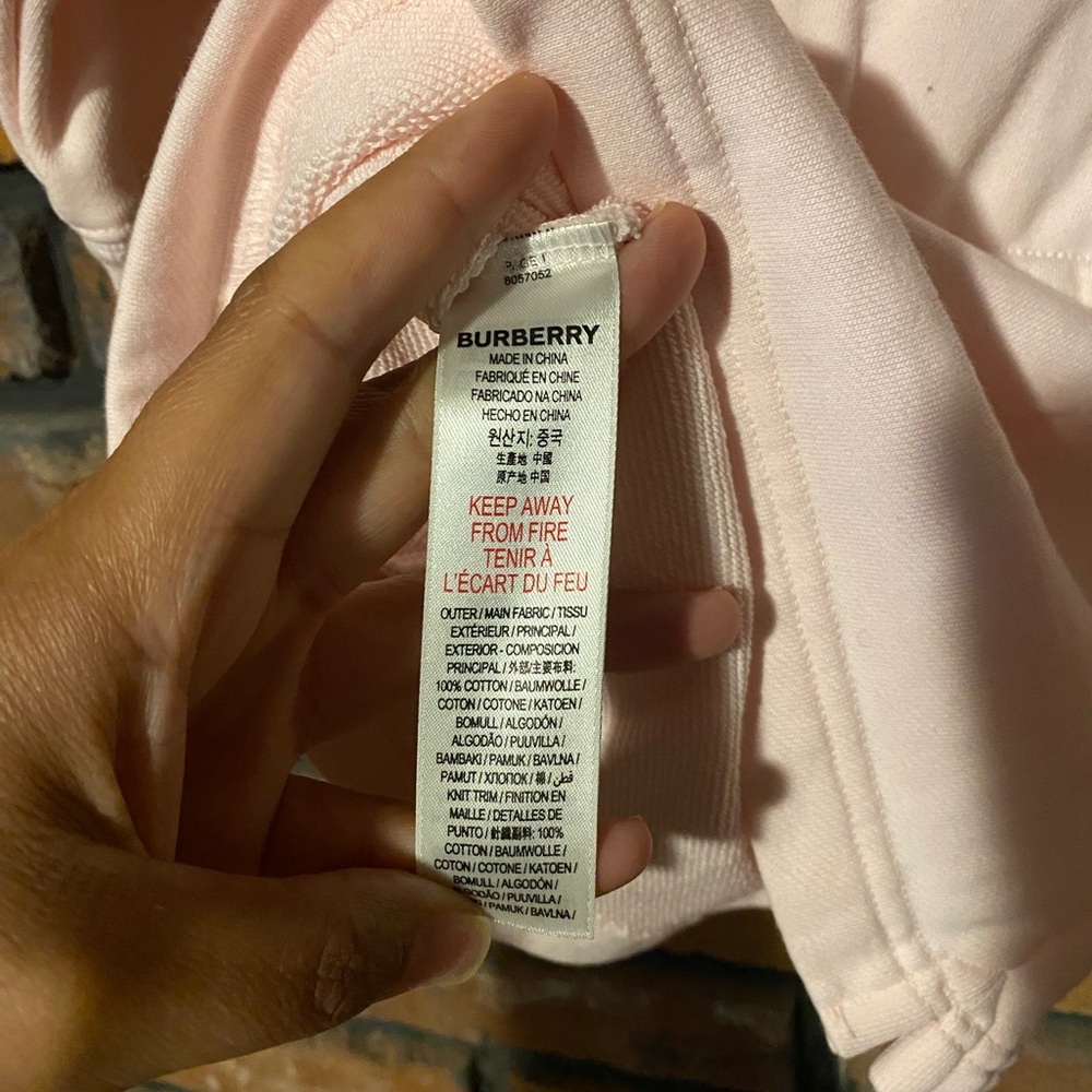 Burberry Blush Pink Logo Top - Picture 5 of 5